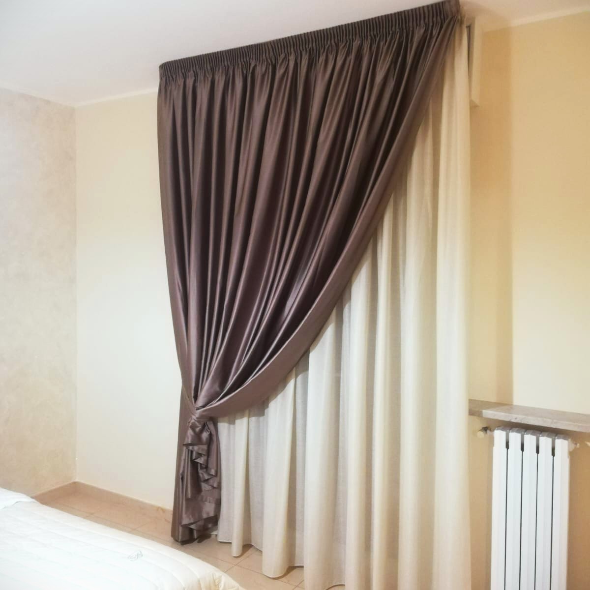 Tenda elegante montata